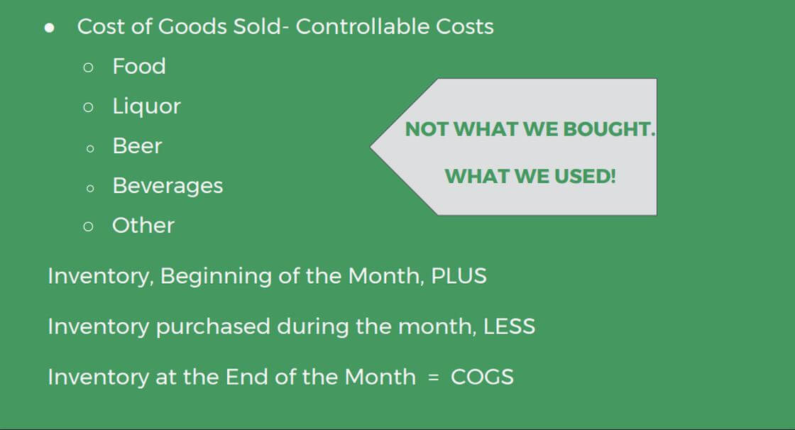 Cost Of Goods Sold