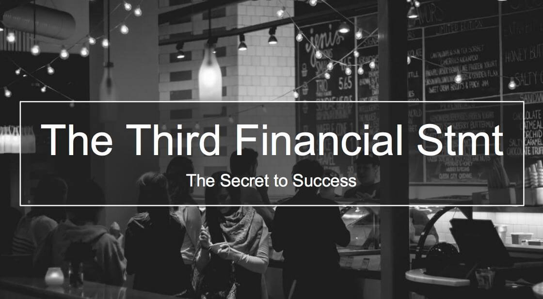 Third Financial Statement Cover Slide